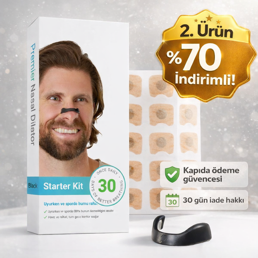 Olera™ Premium Manyetik Burun Bandı